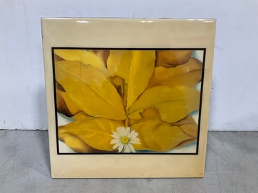 Decorative Floral Tile by Georgia O'Keeffe (12inx12in)