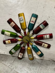 Wine Bottle Novelty Wall Clock