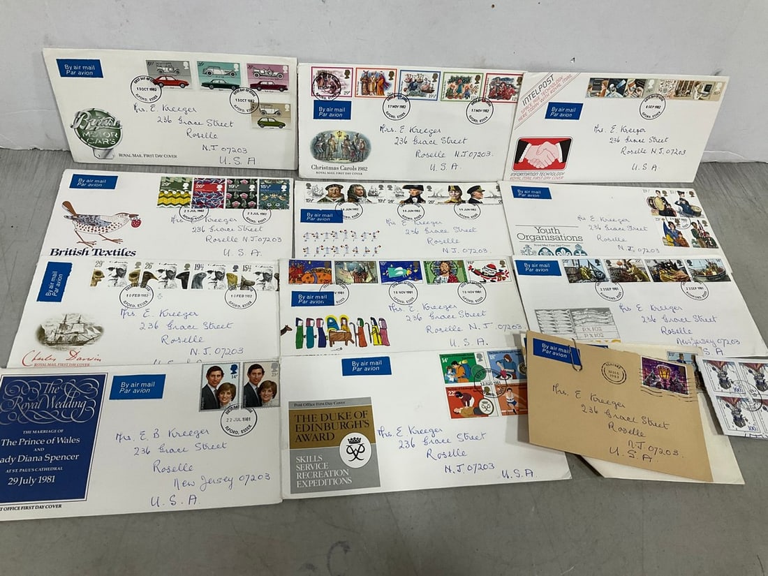 Vintage First Day Covers: Vintage First Day Covers