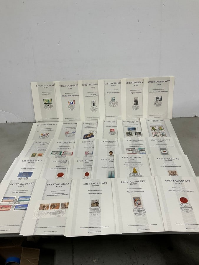 1970's German First Day Covers: 1970's German First Day Covers
