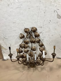 6 bulb wall sconce light fixture(28in.tall)