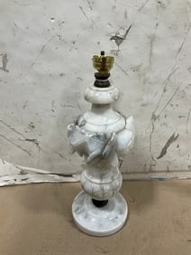 Marble table lamp(14.5in.tall)