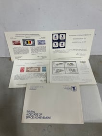 Philatelic souvenir cards