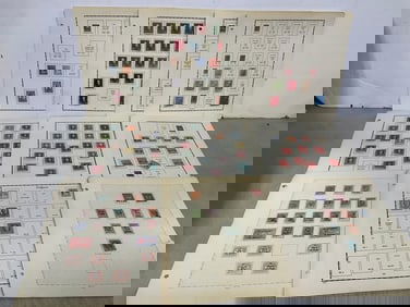 Vintage philatelic stamps