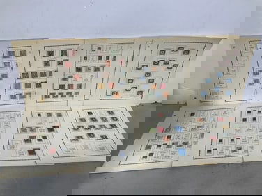 Vintage philatelic stamps