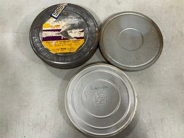 Vintage film reels