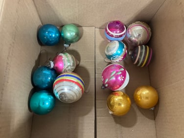 Vintage christmas ornaments