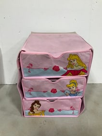 3 drawer Disney Princess organizer