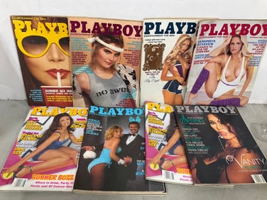 Playboy magazines