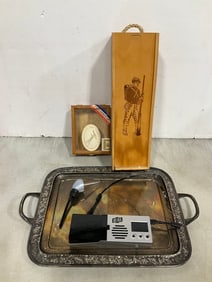 Potterybarn serving tray, and more