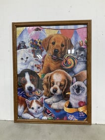 Framed puzzle(20in.x26in.)