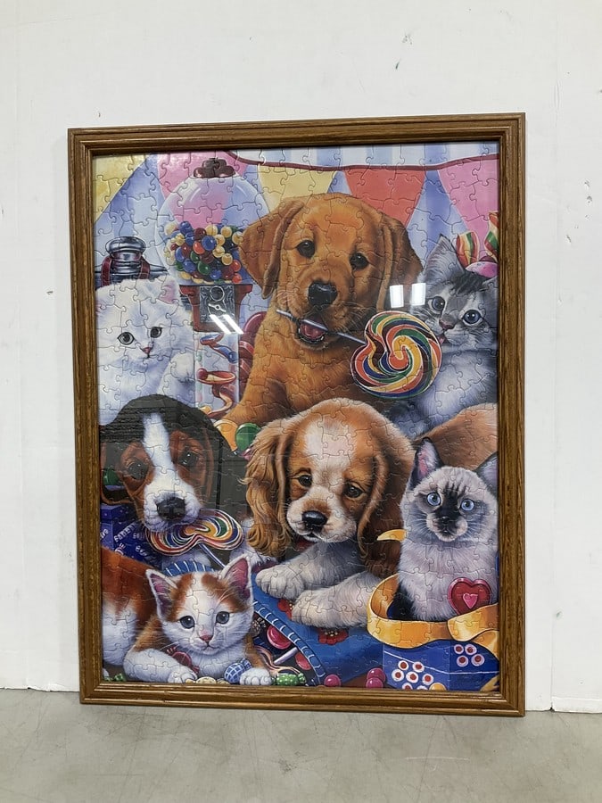 Framed puzzle(20in.x26in.)