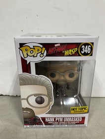 Hank Pym unmasked collectible Pop Marvel figure(new in box)