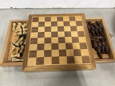 Wooden chess set