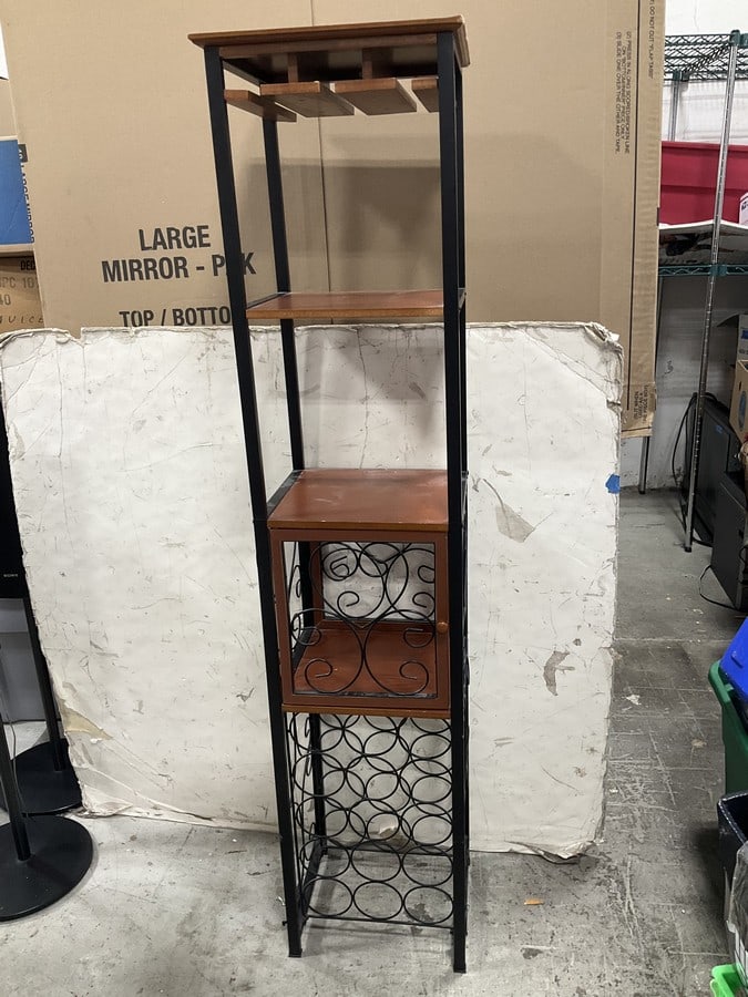 Wine rack organizer/storage shelf(59in.tall): Wine rack organizer/storage shelf(59in.tall)