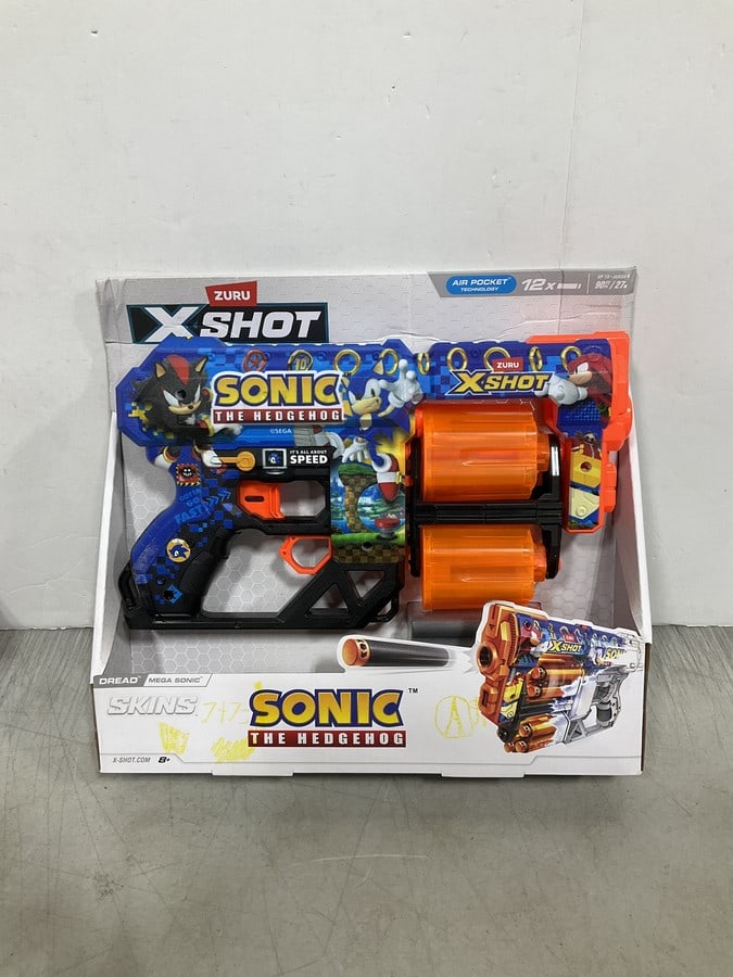 Sonic the Hedgehog X Shot toy gun(new in package): Sonic the Hedgehog X Shot toy gun(new in package)