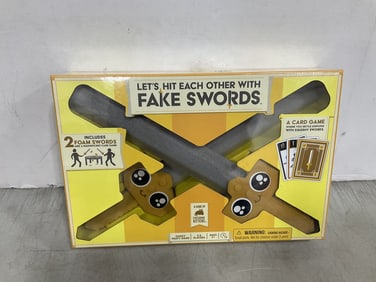 Let's hit each other with fake swords game(new in package)