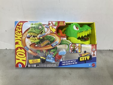 HotWheels T-rex blaze battle set(new in package)