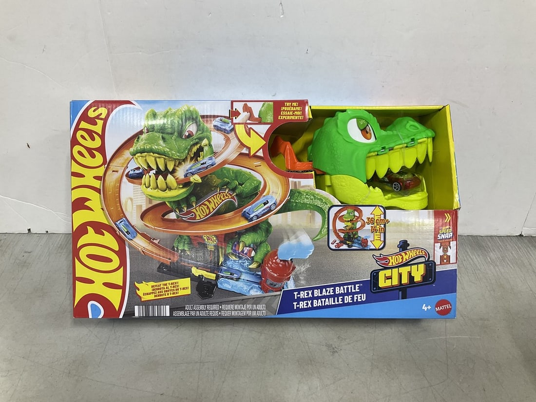 HotWheels T-rex blaze battle set(new in package) (1 of 1)