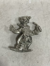Clown pewter statue(2in.long)
