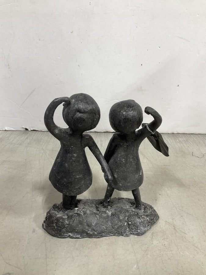 Lead sculpture signed Latimer(7.5in.tall): Lead sculpture signed Latimer(7.5in.tall)