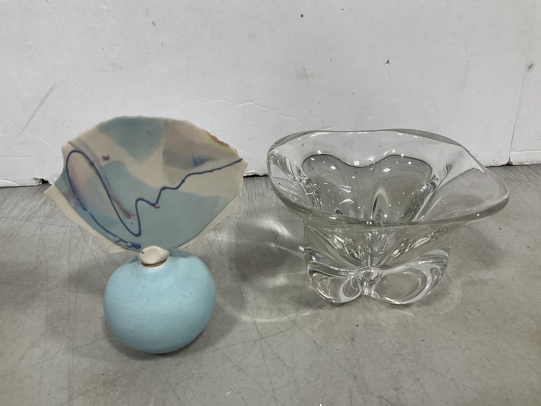 Vintage pottery perfume bottle(signed on bottom) (1 of 1)