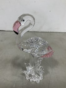 Swarovski flamingo crystal figure(6in.tall)