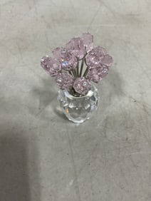 Swarovski flower crystal(2.5in.tall)