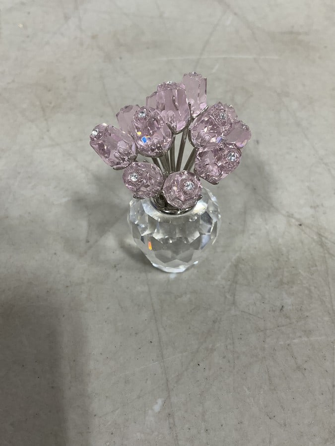 Swarovski flower crystal(2.5in.tall): Swarovski flower crystal(2.5in.tall)