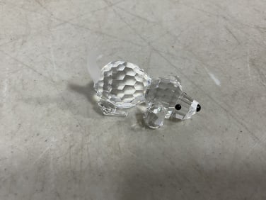 Swarovski dog crystal