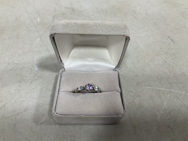 Sterling ring with stones