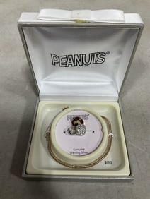 Sterling Peanuts bracelet with charms