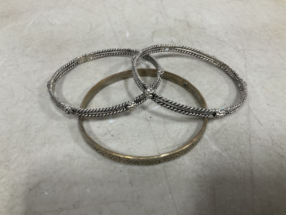 Sterling bracelets: Sterling bracelets