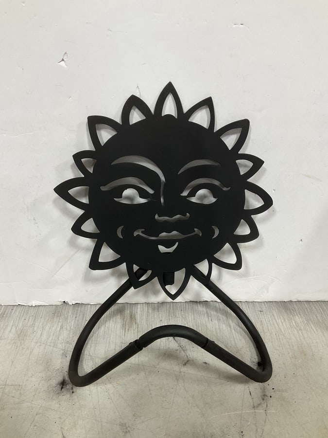 Black metal sun wall art/tabletop decor (1 of 1)