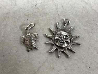 Pewter charms