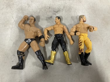 Vintage wrestling figures