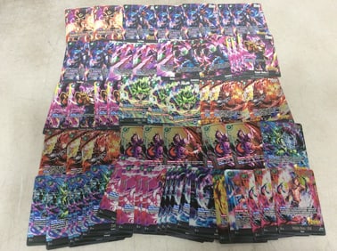 Various Dragon Ball Z Collectible Trading Cards