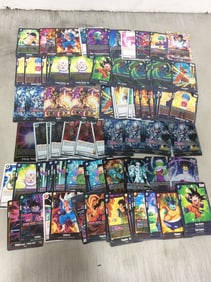 Various Dragon Ball Z Collectible Trading Cards