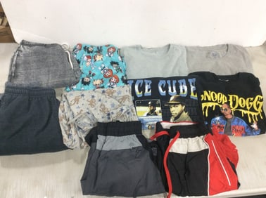 Various Pajama Pants, Tshirts, and Nike Mens Shorts (Small)