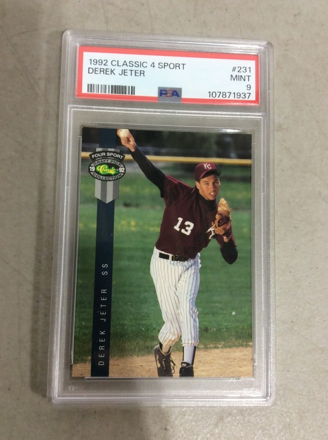 1992 Classic 4 Derek Jeter Graded Card (1 of 1)