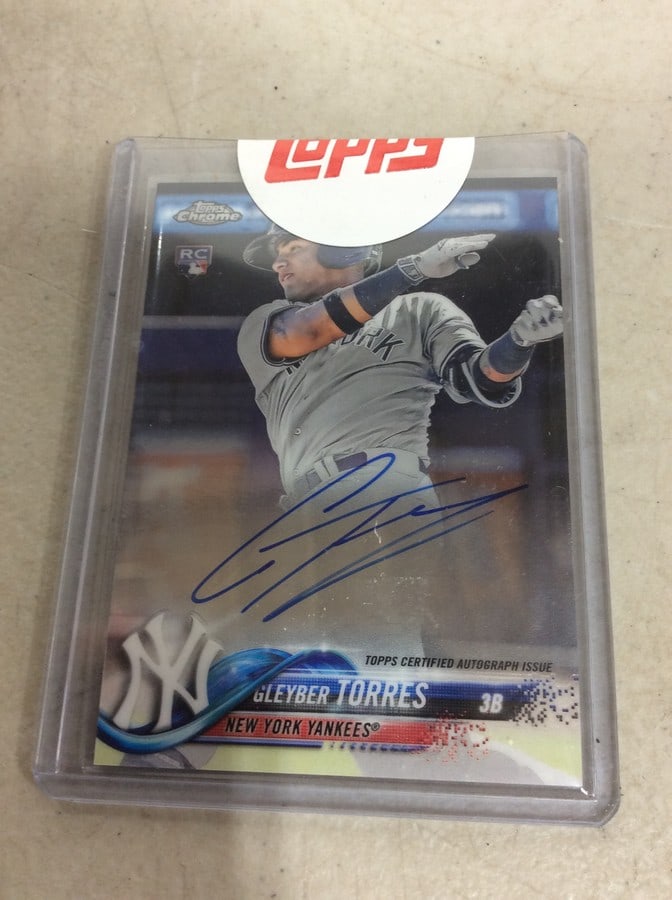 Gleyber Torres NY Yankees Autographed Facsimile Card: Gleyber Torres NY Yankees Autographed Facsimile Card