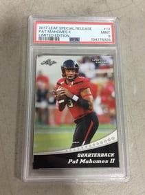 2017 Pat Mahomes LT Graded Card