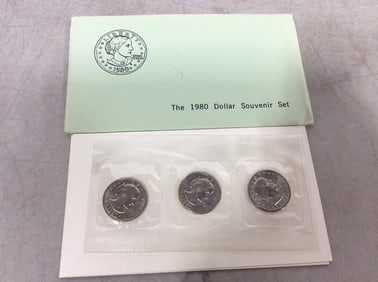 1980 Dollar souvenir set