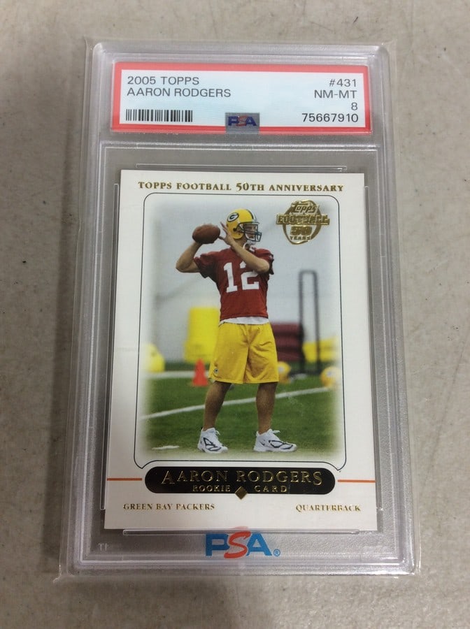 2005 Topps Aaron Rodgers Graded Card (1 of 1)