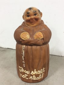 Vintage Twin Winton Fria Coin Bank Ceramic with Plug - small chip on bottom