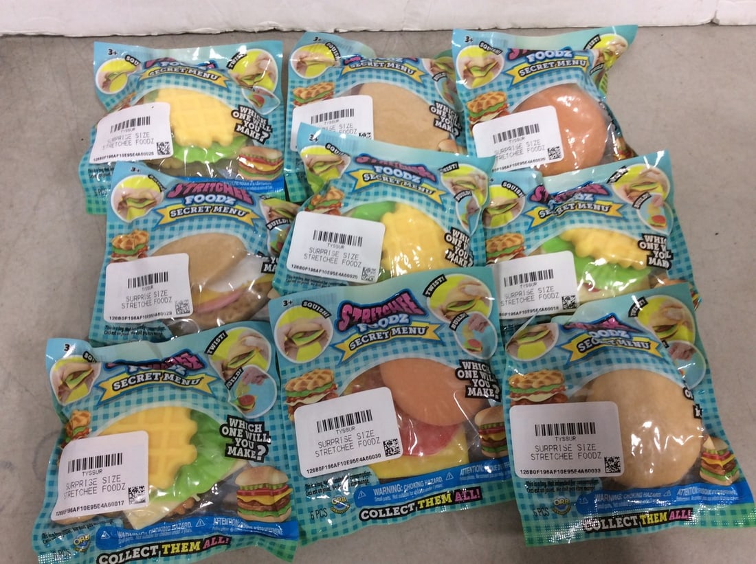 Lot of Stretchee Foodz Secret Menu Toys - NEW: Lot of Stretchee Foodz Secret Menu Toys - NEW