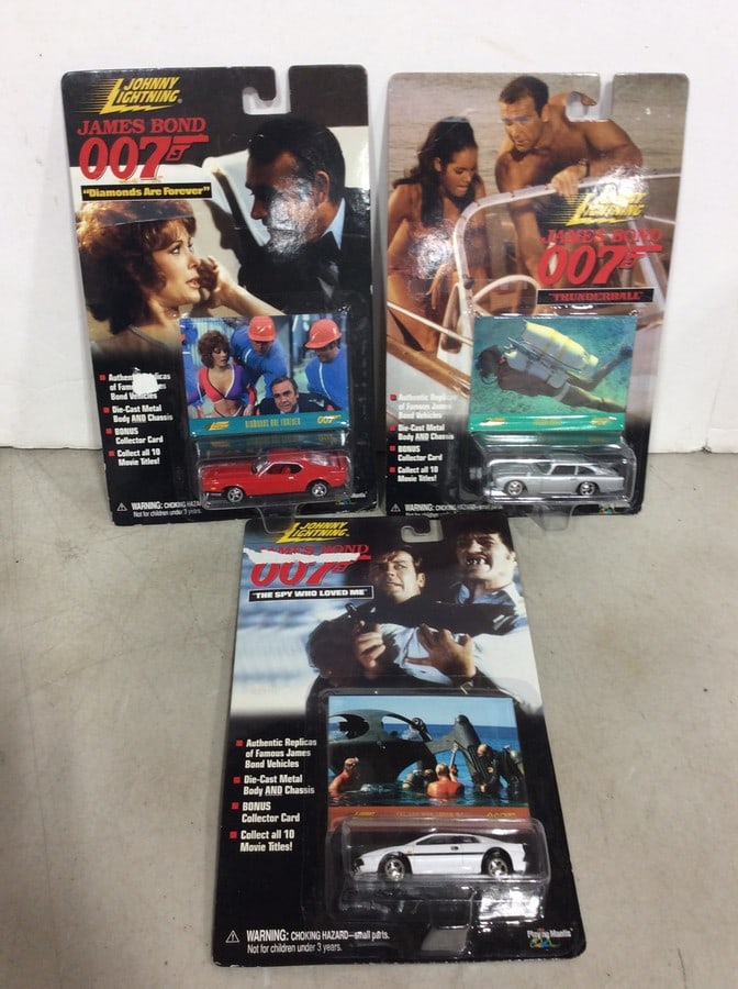 Johhny Ligtning James Bond Die-Cast Cars *new in boxes*: Johhny Ligtning James Bond Die-Cast Cars *new in boxes*