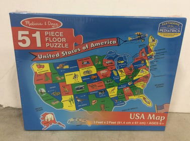 Melissa & Doug United States of America Puzzle - NEW