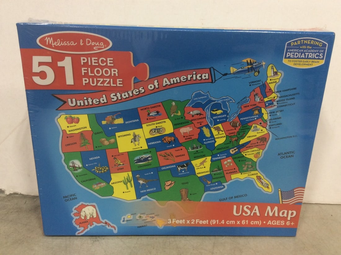 Melissa & Doug United States of America Puzzle - NEW: Melissa & Doug United States of America Puzzle - NEW