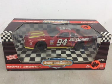 Vintage Nascar McDonalds Thunderbird Die Cast 1/18'' Scale - NEW